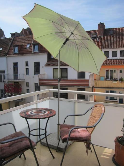 Modernes 1 Zimmer Luxusappartement Kleiner Roland Mit Parkplatz Und Balkon In Bremen Naehe Zentrum Zewnętrze zdjęcie
